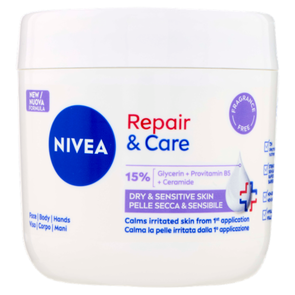 Nivea Repair & Care Pelle Secca & Sensibile 400 ml