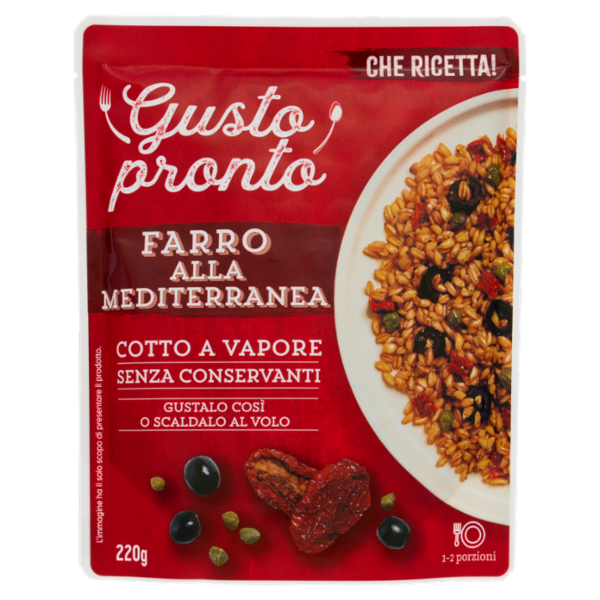 Gusto pronto Farro alla Mediterranea 220 g