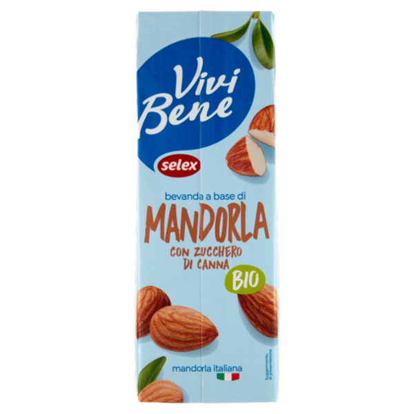 Selex Vivi Bene Bevanda a Base di Mandorla Biologica 1 L