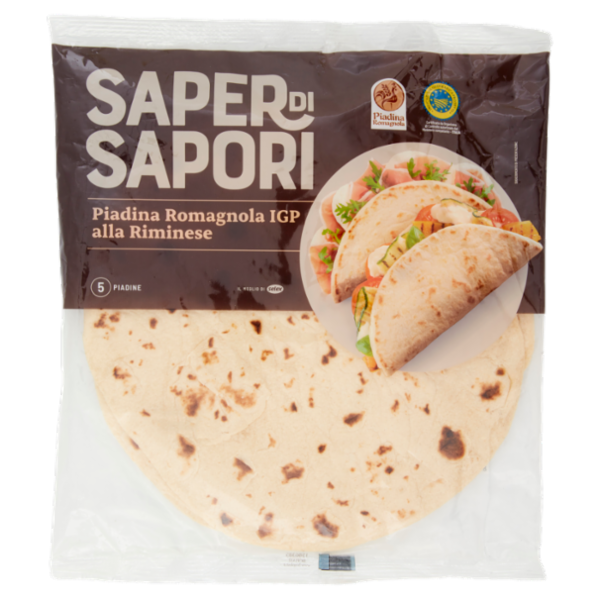 Selex Saper di Sapori Piadine Fresche Sottili 5x120 g