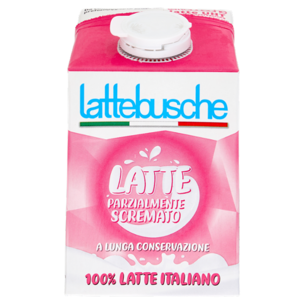 lattebusche Latte Parzialmente Scremato a Lunga Conservazione 500 ml