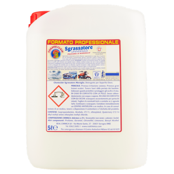Chanteclair Sgrassatore Universale Profumo di Marsiglia Tanica 5 l