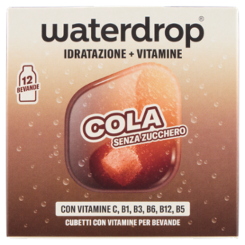 Waterdrop Idratazione + Vitamine Cola Senza Zucchero Cubetti Con Vitamine Per Bevande 25,2 g