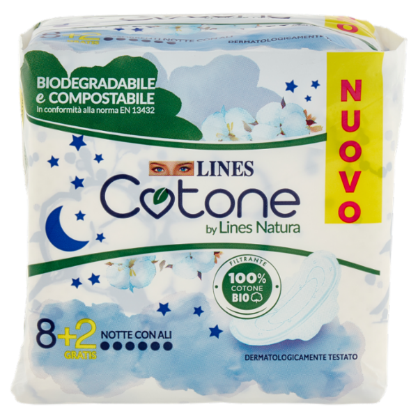 Lines Cotone by Lines Natura Notte con Ali 8 + 2 pz