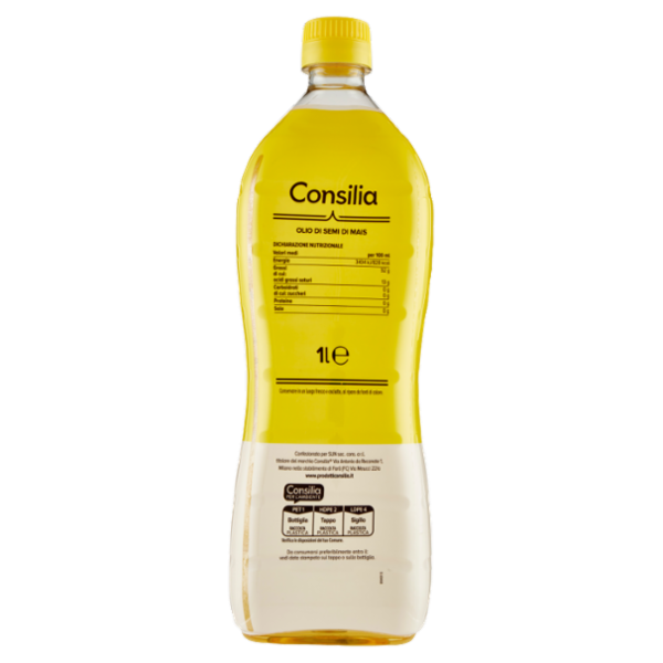 Consilia Olio di Semi di Mais 1 L