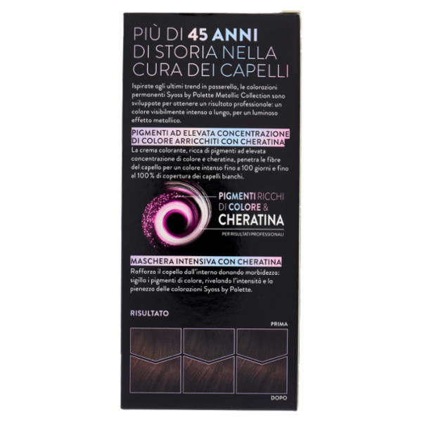 Syoss By Palette Colorazione Permanente 3_89 Castano Scuro Ramato