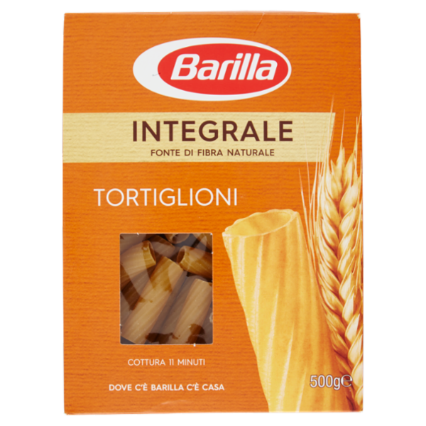 Barilla Pasta Integrale Tortiglioni 100% grano italiano 500 g