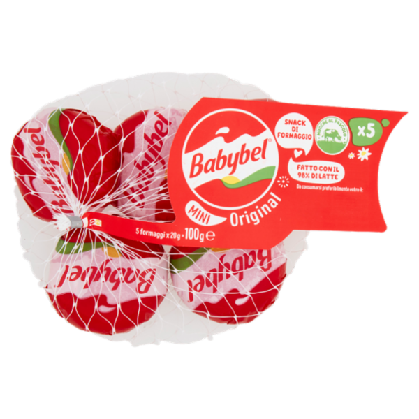 Mini Babybel Rosso Formaggio 5 x 20 g