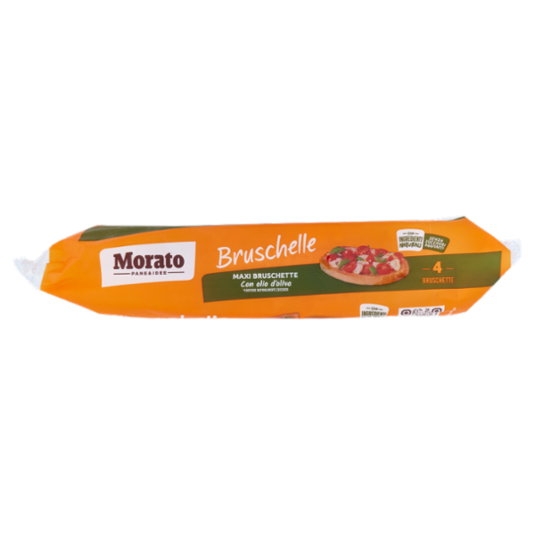 Morato Bruschelle Maxi Bruschette con olio d'oliva 4 x 100 g