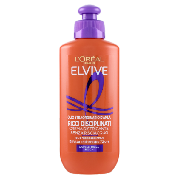 Elvive Olio Straordinario d'Amla Ricci Disciplinati Crema Distrincante Senza Risciacquo 200 ml