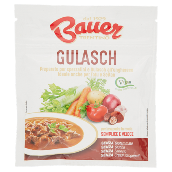 Bauer Gulash Preparato per spezzatini e Gulasch all'ungherese 50 g