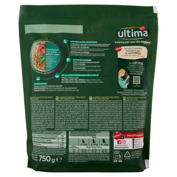 ultima Cat Tratto Urinario con Salmone 750 g