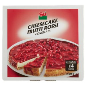 Sù Torta Cheesecake Ai Frutti Rossi Congelata Pretagliata 14 Fette 1,45 Kg