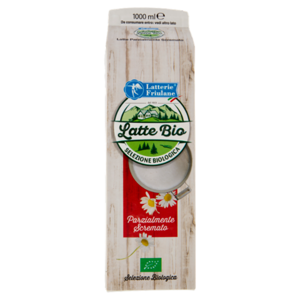 Latterie Friulane Latte Bio Parzialmente Scremato 1000 ml
