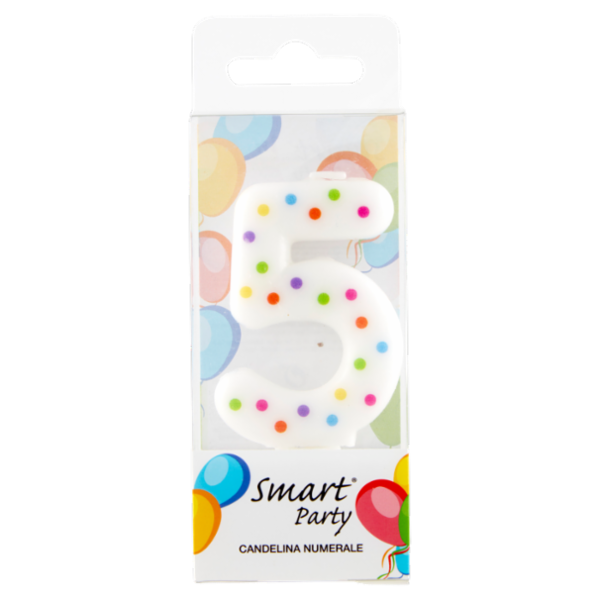 Smart Party Candelina Numerale 5 1 pz