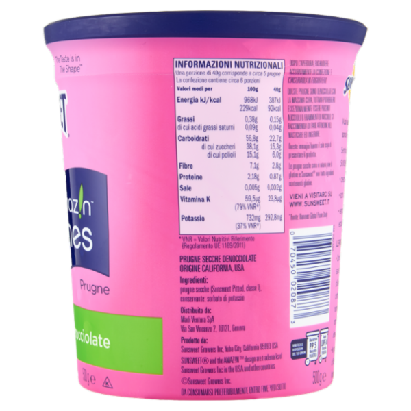 Sunsweet Amaz!n Prunes Prugne Denocciolate 500 g