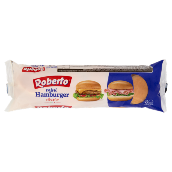 Roberto mini Hamburger classico 8 Panini 200 g