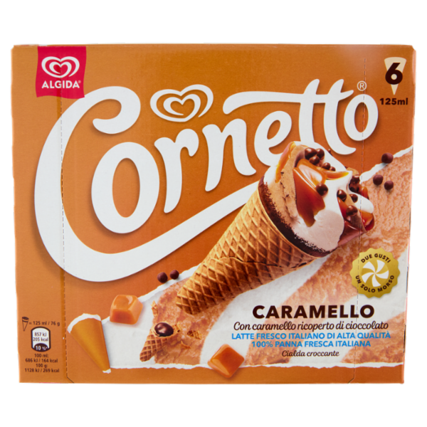 Cornetto Caramello 6 x 76 g