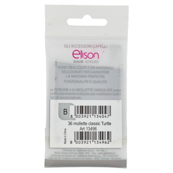 elison Hair Stylist Forcine Turtle 36 pz