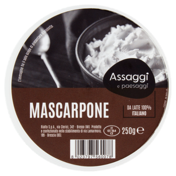 Assaggi e paesaggi Mascarpone 250 g