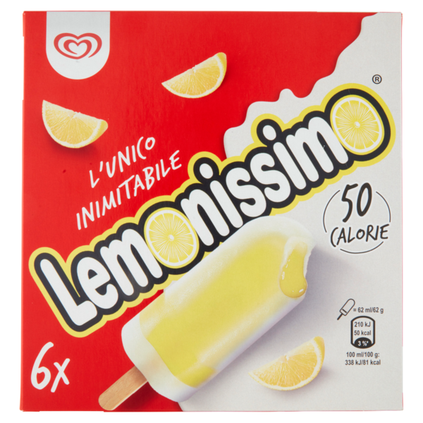 Algida Lemonissimo 6 x 62 g