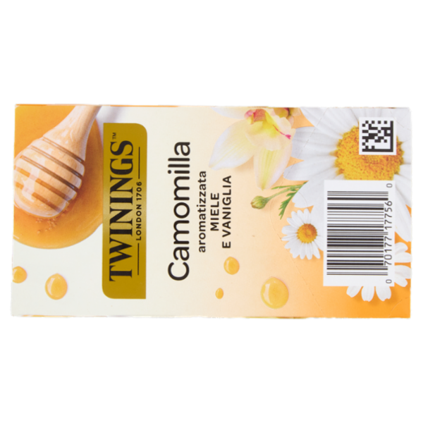 Twinings Camomilla Aromatizzata Miele e Vaniglia 20 filtri 30 g