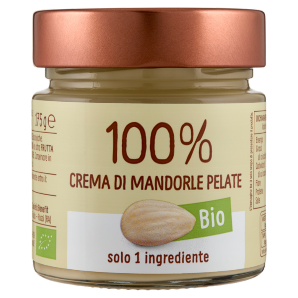 Euro Company 100% Crema di Mandorle Pelate Bio 175 g