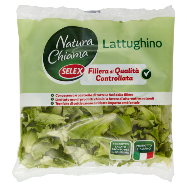 Selex Natura Chiama Lattughino Lavato e Pronto per il Consumo 80 g