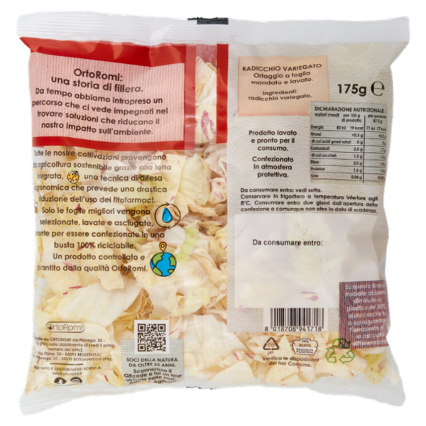 OrtoRomi Radicchio Variegato 175 g