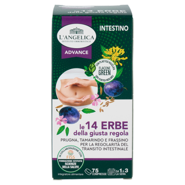 L'Angelica Advance le 14 Erbe della giusta regola 75 Compresse 39,75 g