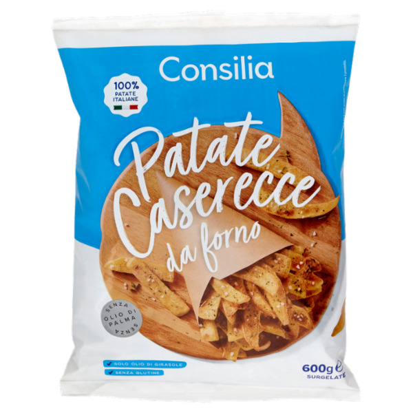 Consilia Patate Caserecce da Forno Surgelate 600 g