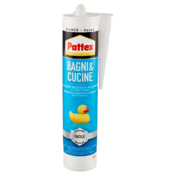 PATTEX Sigillante Light Bagni&Cucine Bianco 280 ml