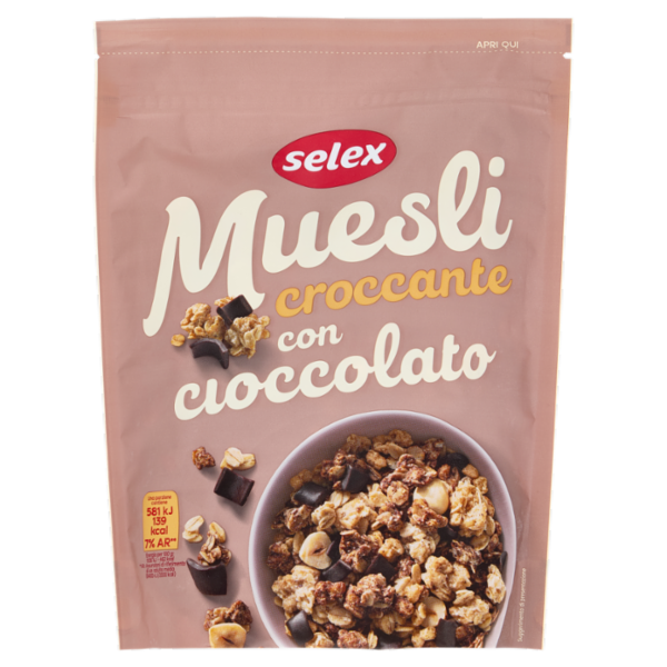 Selex Muesli Croccante con Cioccolato 375 g