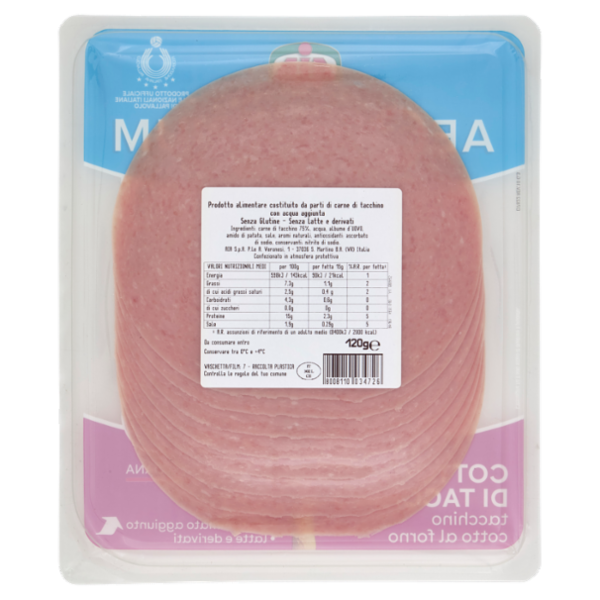 Aia aeQuilibrium Cotto di Tacchino 120 g