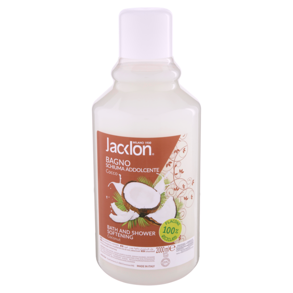 Jacklon Bagno Schiuma Addolcente Cocco 2000 ml