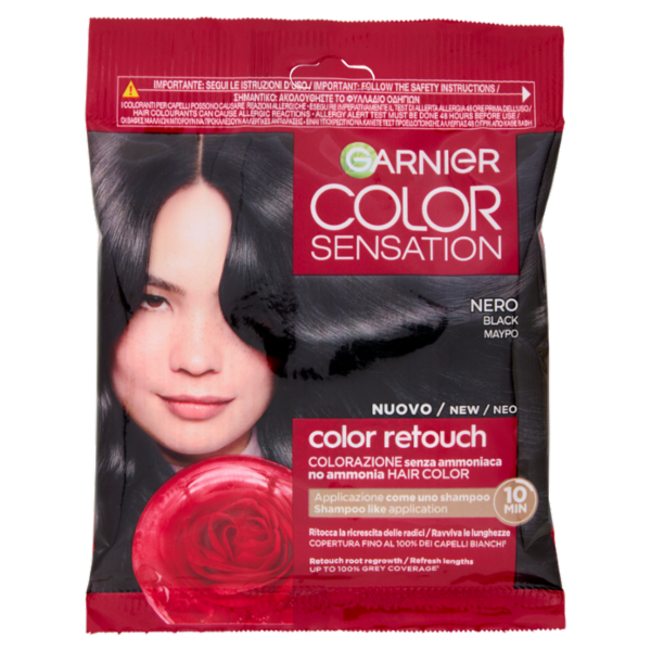 Garnier Color Sensation color retouch Colorazione senza ammoniaca Nero