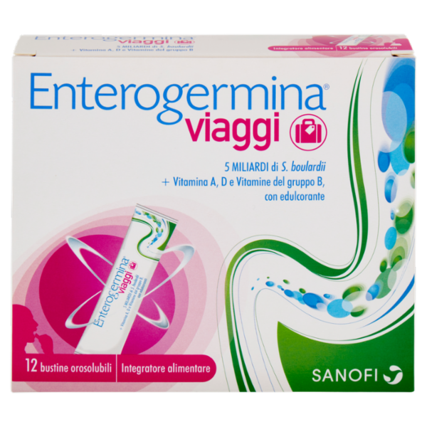 Enterogermina viaggi bustine orosolubili 12 x 2 g