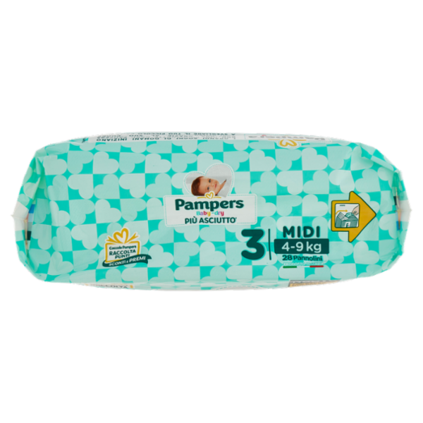 Pampers Baby-dry Midi 28 pz