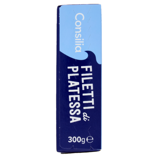 Consilia Filetti di Platessa Naturale IQF Surgelati 300 g