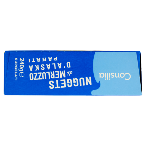 Consilia Nuggets di Merluzzo D'Alaska Panati Surgelati 10x24 g