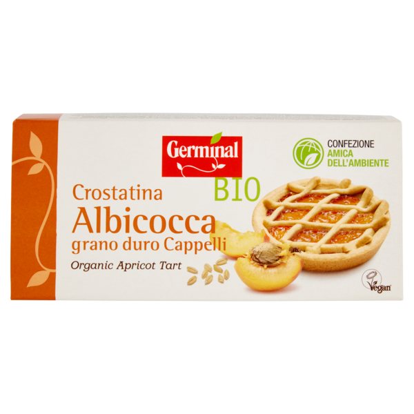 Germinal Bio Crostatina Albicocca grano duro Cappelli 4 x 50 g