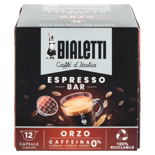 Bialetti Caffè d'Italia Espresso Bar Orzo 12 Capsule 30 g