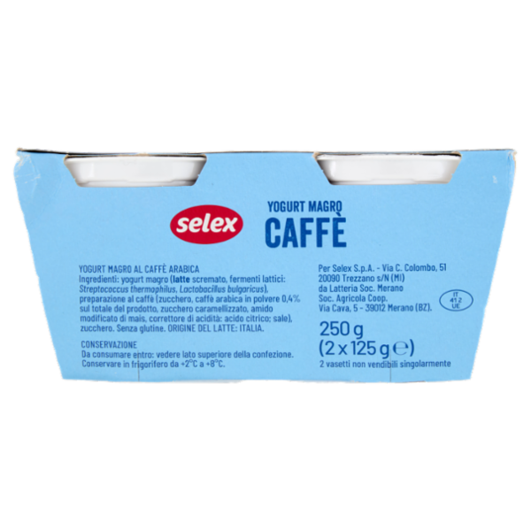 Selex Yogurt Magro 0,1% Caffè 2x125 g