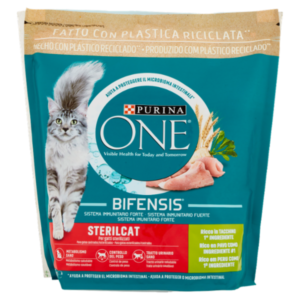 PURINA ONE Bifensis Sterilcat Tacchino e Frumento 1,5kg