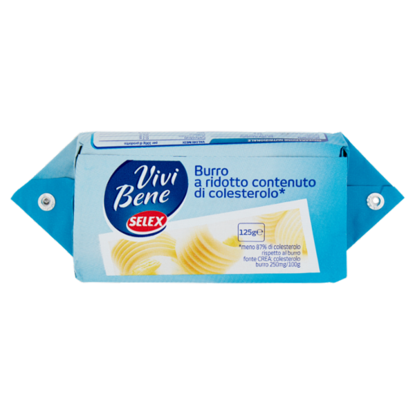 Selex Vivi Bene Burro a Ridotto Contenuto di Colesterolo 125 g