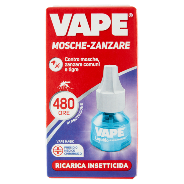 VAPE Mosche-Zanzare Liquido Ricarica 22 ml
