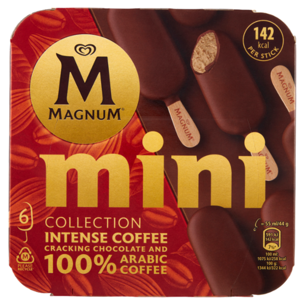 Magnum mini Collection Intense Coffee 6 x 44 g