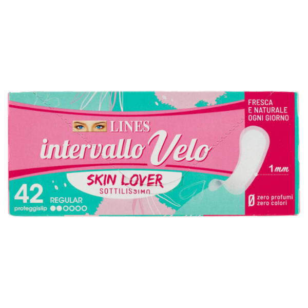 Lines intervallo Velo Skin Lover proteggislip Regular 42 pz