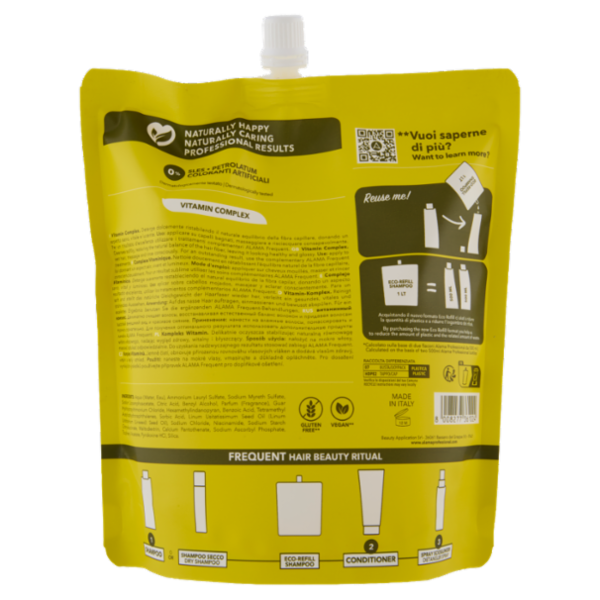 Alama Professional Frequent Shampoo Uso Frequente Ecoricarica 1000 ml