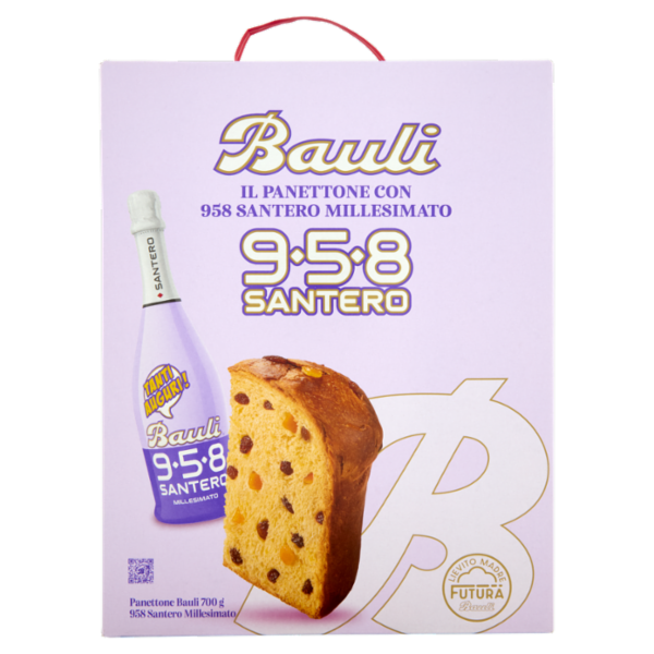 Bauli 958 Santero Panettone Bauli 700 g + 958 Santero Millesimato 75 cl